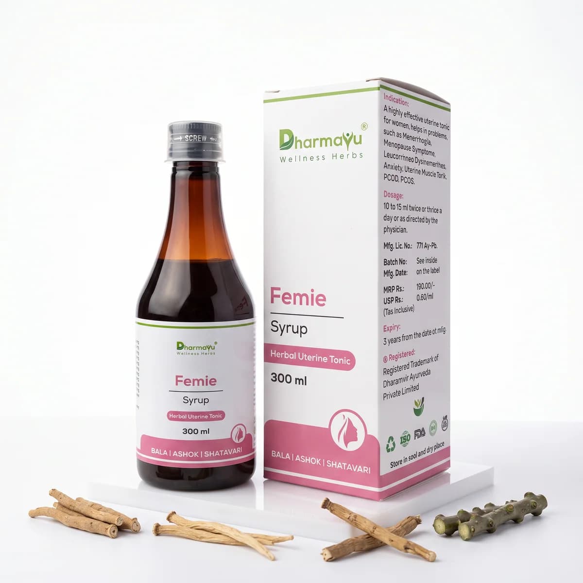 Femie Syrup 300 ml product packshot