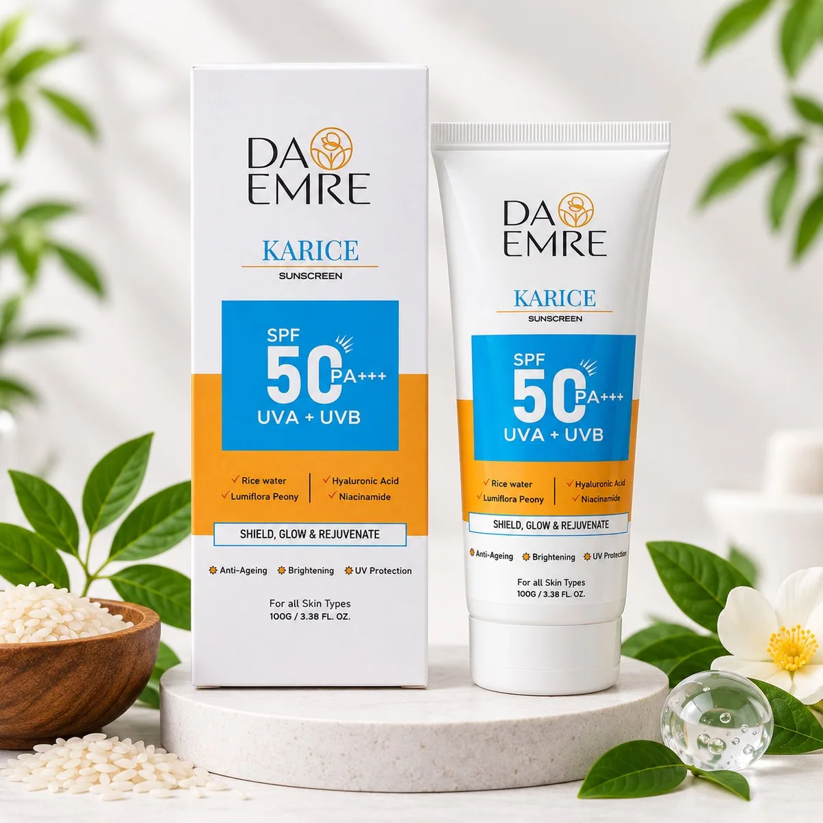 Daemre Karice Sunscreen product packshot